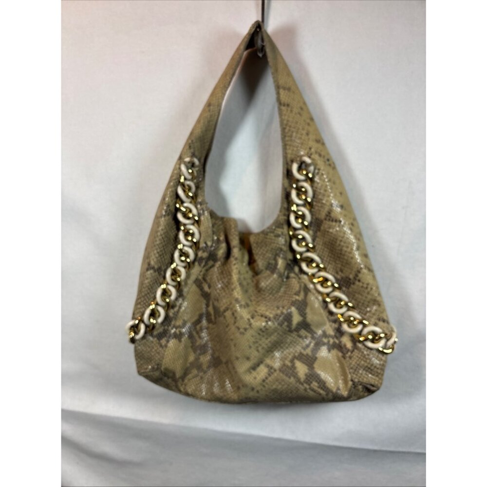 Michael Kors Large Python Embossed Leather Hobo B… - image 5